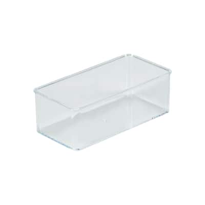 Simplify Small Narrow Drawer Organizer in Clear - 6" x 3" x 2"