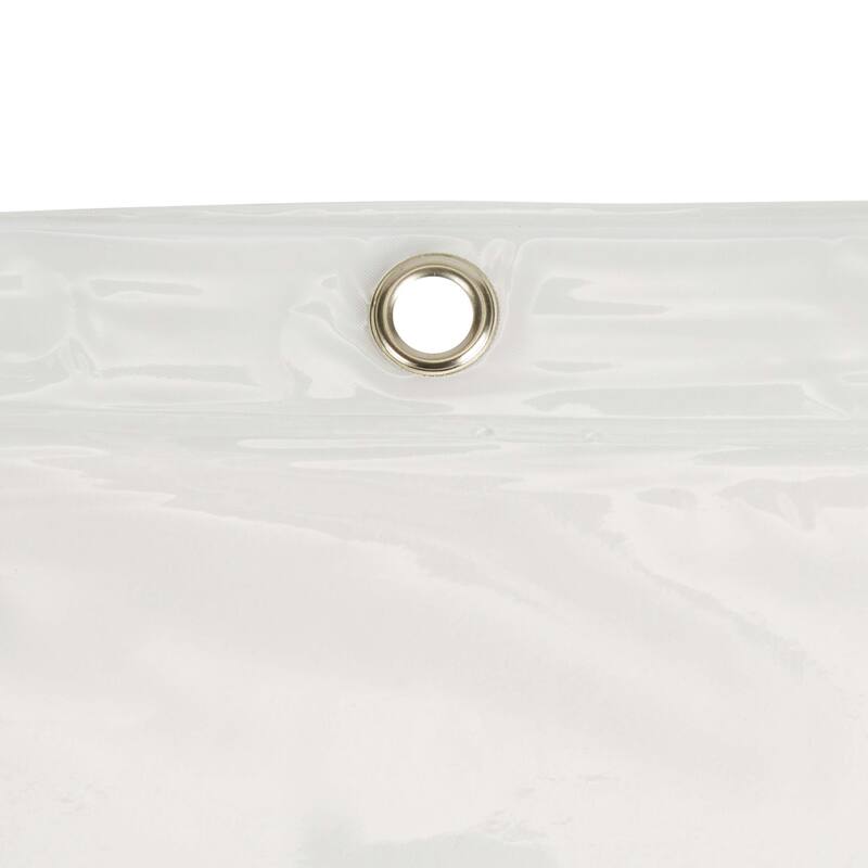 Bath Bliss 2 Pack Sanitized PVC Super Clear Shower Liner