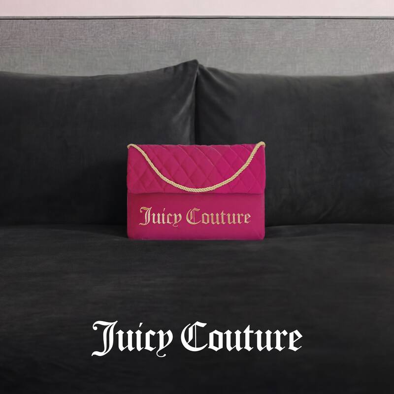 Juicy Couture Purse Pillow Decorative 1-Piece