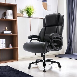 BestOffice Ergonomic Desk Chair – PU Leather Executive Office Chair, Adjustable Computer Chair 10 thumbnail image
