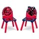 preview thumbnail 4 of 3, Delta Children Spider-Man Table and Chair Set With Storage - N/A