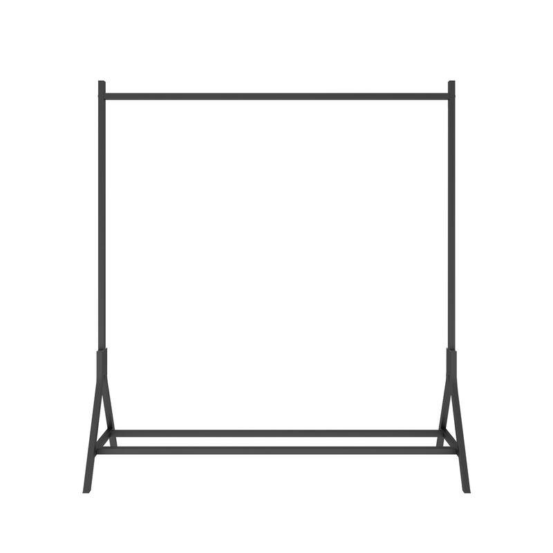 Garment Rack Freestanding Hanger Single pole Bedroom Clothing Rack - N/A