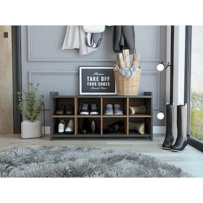 40-inch Wide Entryway Storage Unit, 8 Shoe Capacity