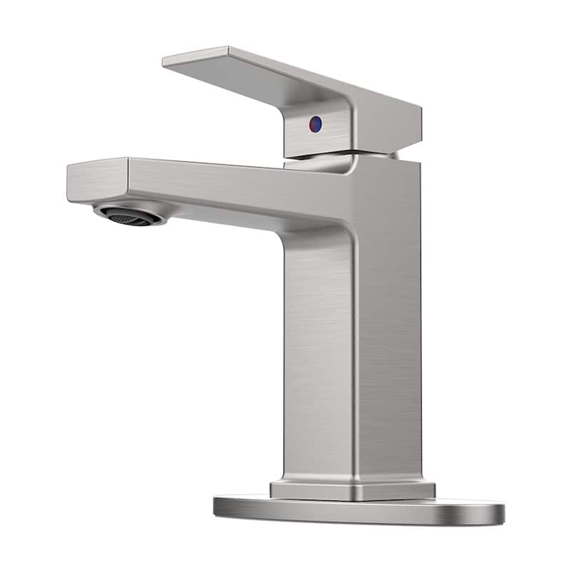 Single Handle Bathroom Vanity Sink Faucet with Removable Aerator, Splash Proof, Anti Fingerprint, Anti Corrosion, Anti Rust