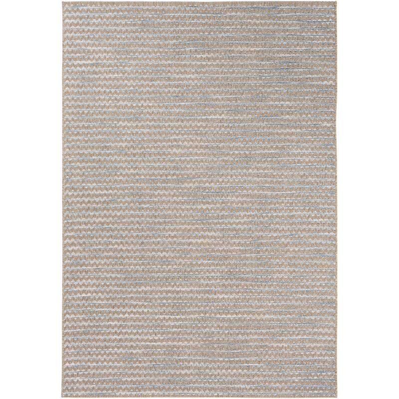 Vickie Subtle Stripes Outdoor Area Rug