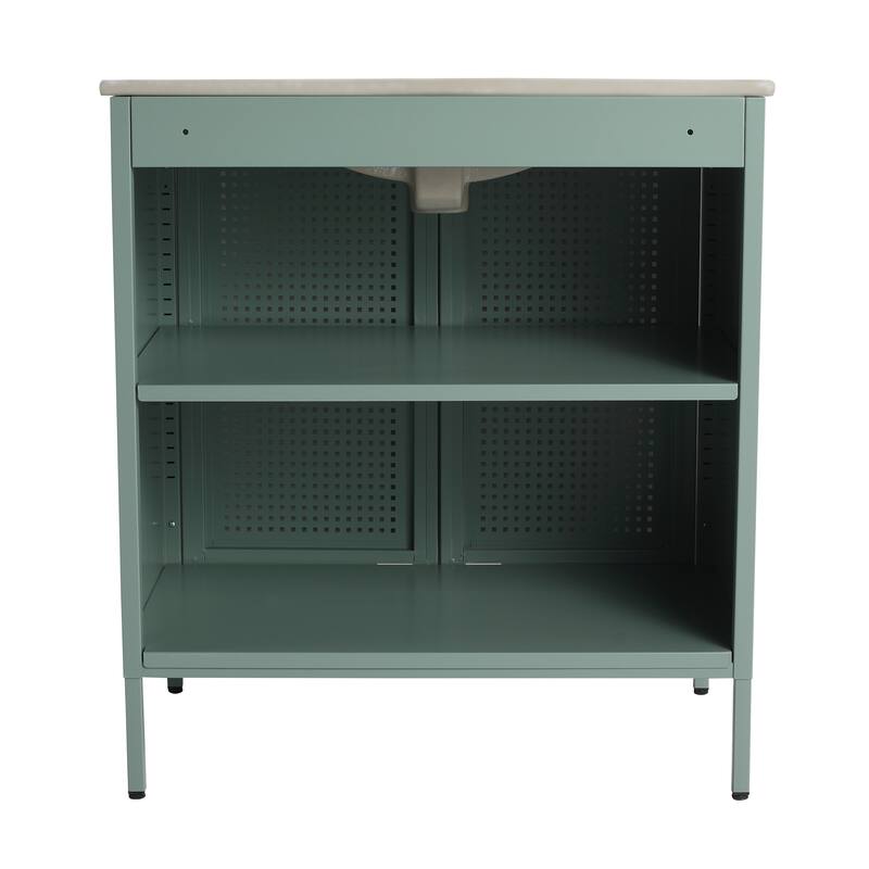 Bathroom Vanity With Sink In 30 Inch, Freestanding Bathroom Vanity With Soft Close Door