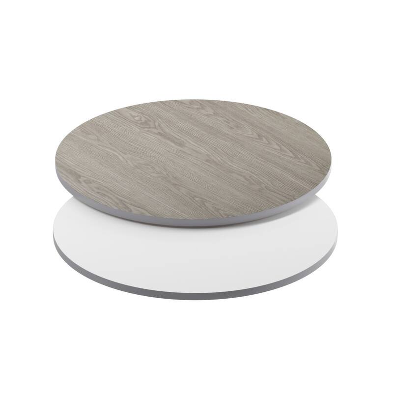 36" Round Table Top with Reversible Laminate Top