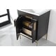 preview thumbnail 13 of 54, 24-inch Modern Bathroom Vanity Set w/ Vitreous China Sink Top