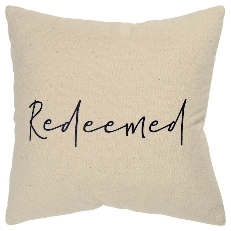 "Redeemed" Pillow