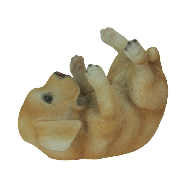 Parched Pup Yellow Lab Tabletop Wine Bottle Holder - 6.25 X 7.75 X 5 inches
