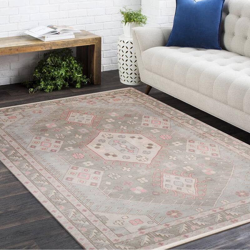 Overton Handmade Modern Contemporary Geometric Area Rug - 3' x 5'