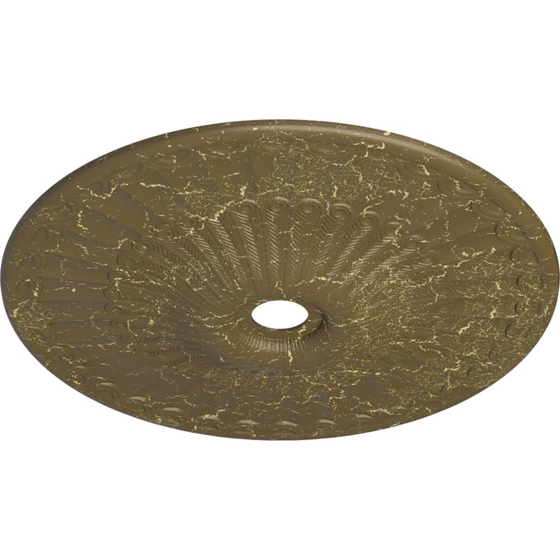 36 5/8"OD x 3 5/8"ID x 2 3/8"P Galveston Ceiling Medallion