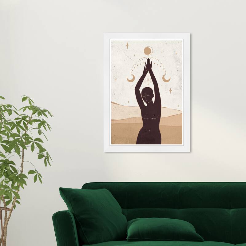 Wynwood Studio Prints Astronomy and Space Reach For the stars White and Modern & Contemporary Wall Art Canvas Print - White