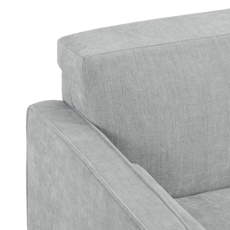 62.5'' W Corduroy Couch Upholstered Square Arm Sofa