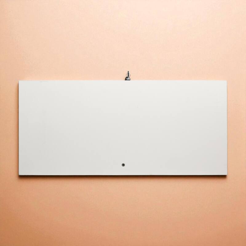 LED Glass Display Cabinet with 4 Shelves, Two Doors and Remote-Control Color Lighting