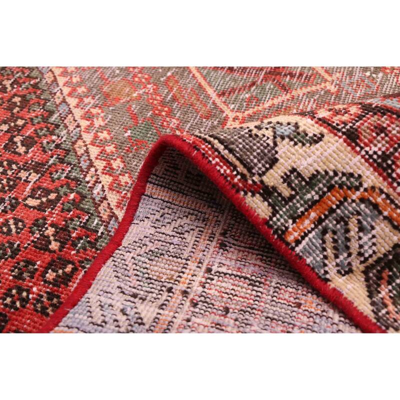 ECARPETGALLERY Hand-knotted Antalya Vintage Red Wool Rug - 4'9 x 6'4