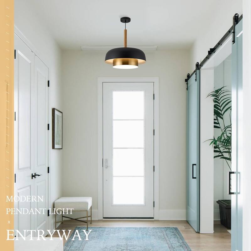 18.8 inch pendant light black kitchen light metal island light