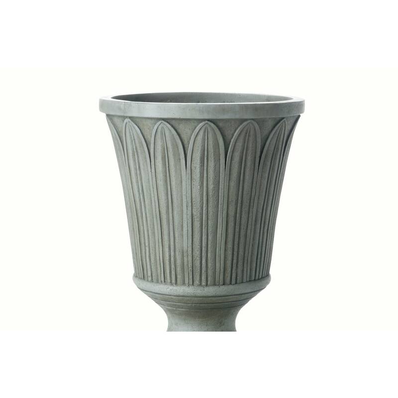 Fiberstone Longleaf Urn with drain hole and plug
