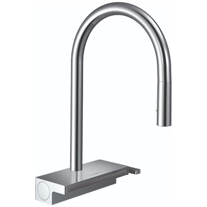 Hansgrohe Aquno Select 1.75 GPM Single Hole 3-Spray Pull Down Kitchen