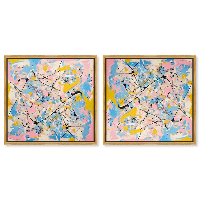 Through the Hoop Canvas by Art Remedy - 30" x 45" - Silver