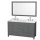 Option Dark Gray, Chrome Trim, Giotto Quartz Top