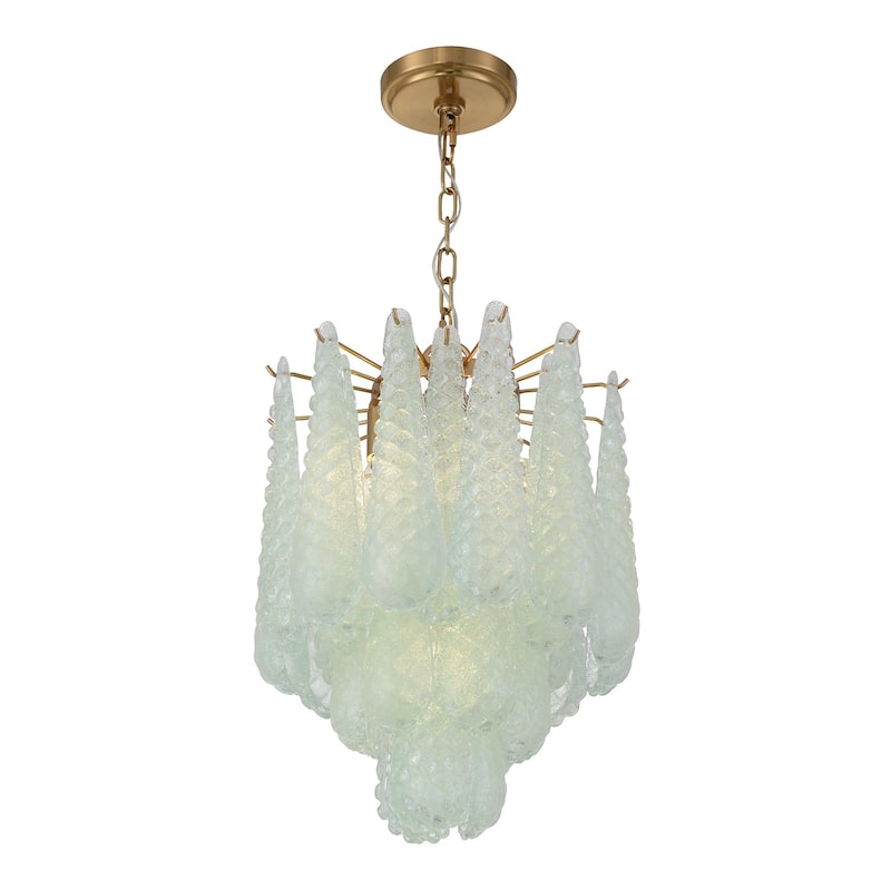 Crystorama Lighting Group OLL-6004 Ollie 4 Light 14" Wide Pendant /