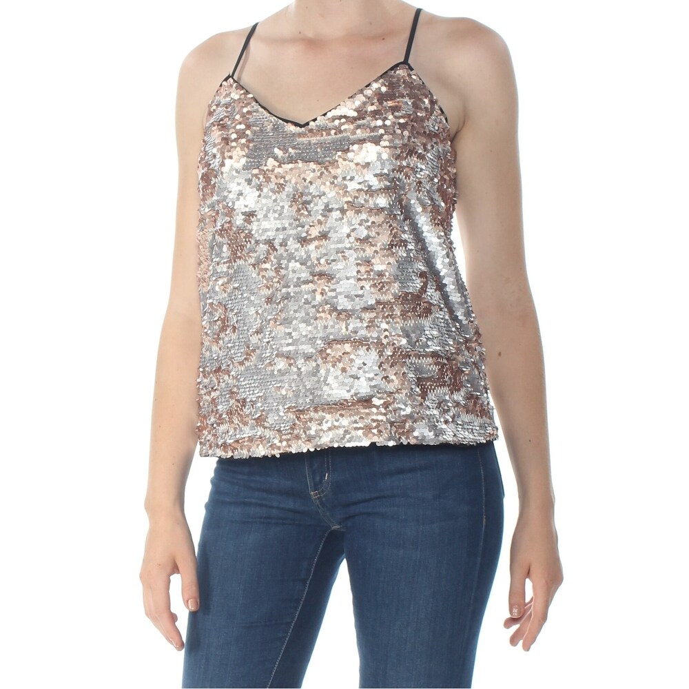 Silver dressy tops clearance