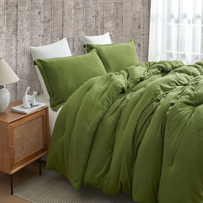 My Favorite Sweatshirt - Coma Inducer® Oversized Comforter Set - Cedar Green