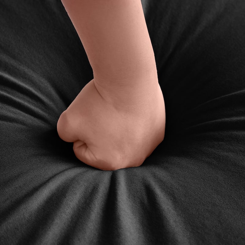 102" U-Shaped Linen Fabric Sectional Sofa with Ottomans