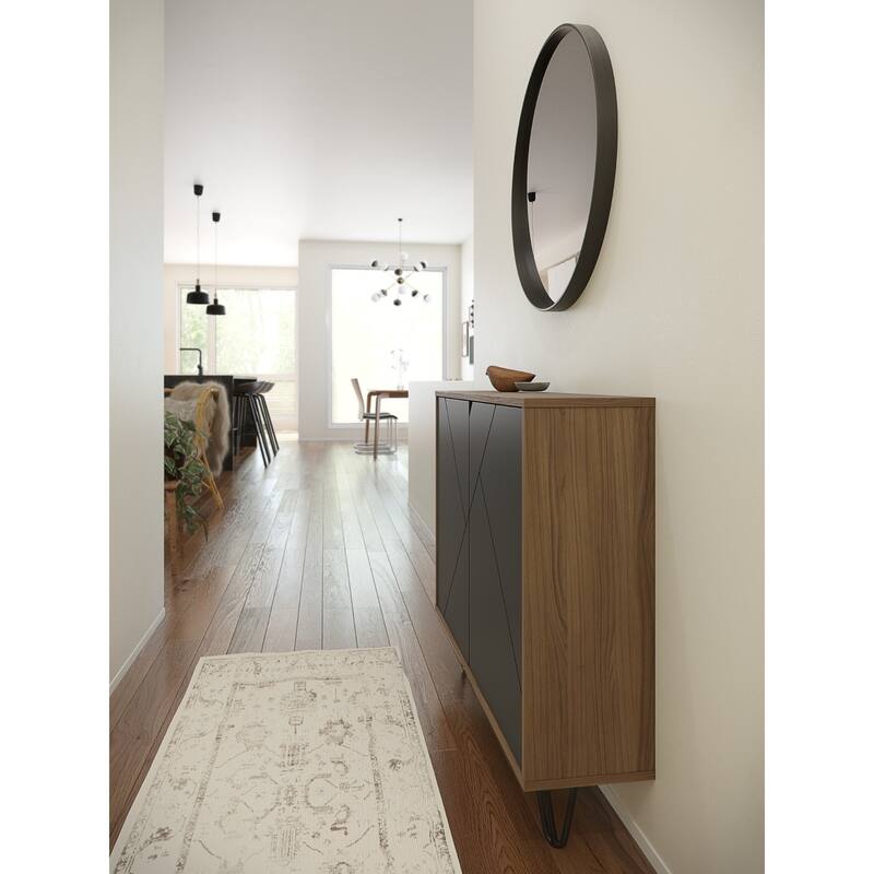 Nexera Slim 2-Door Cabinet