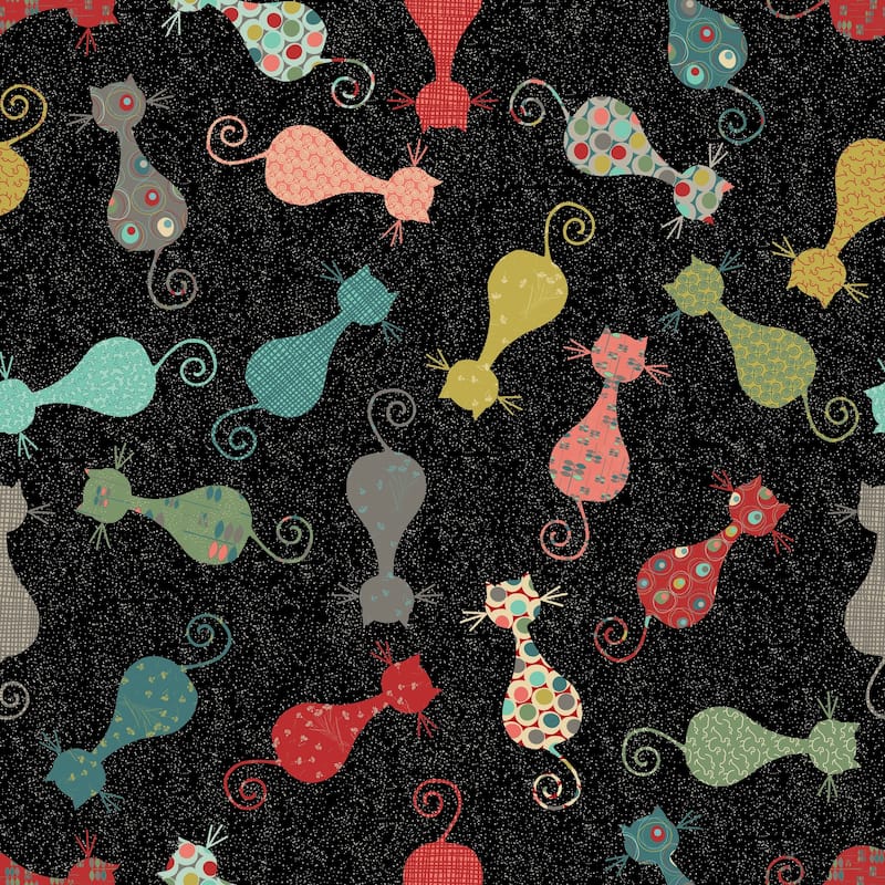 Hydraulic Sewing Chairs: Cat's Meow Black