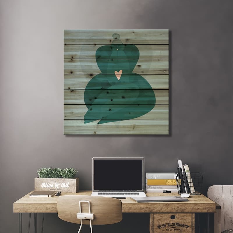 The Way You Are Print On Wood by Olga Masevich - Multi-Color