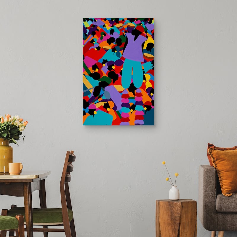 Le Carnava by Synthia SAINT JAMES Canvas Art Print