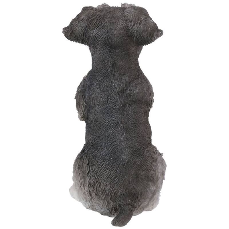 8.25" Praying Schnauzer Puppy Outdoor Garden Statue