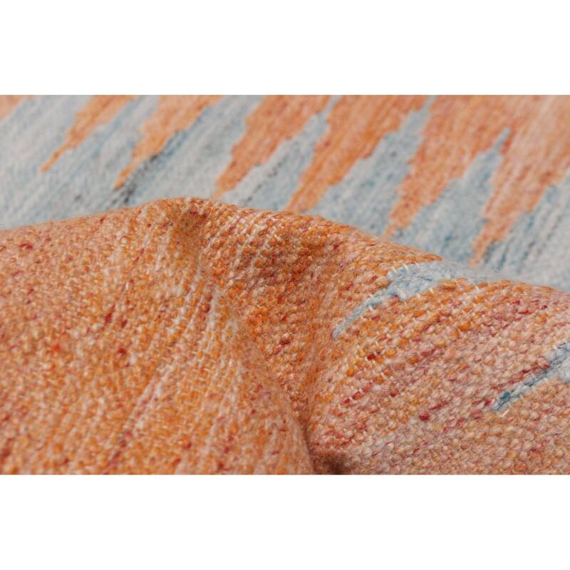 Ankara FW Copper, Blue Kilim 5'0" x 8'1" - 5'0 x 8'1
