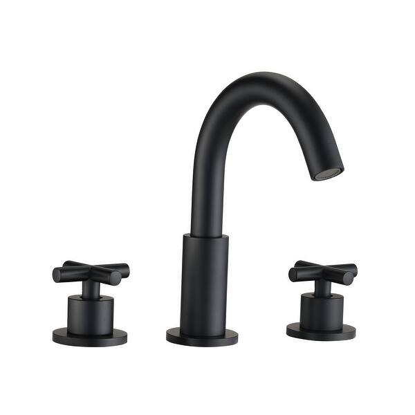 Matte Black Widespread Bathroom Faucet