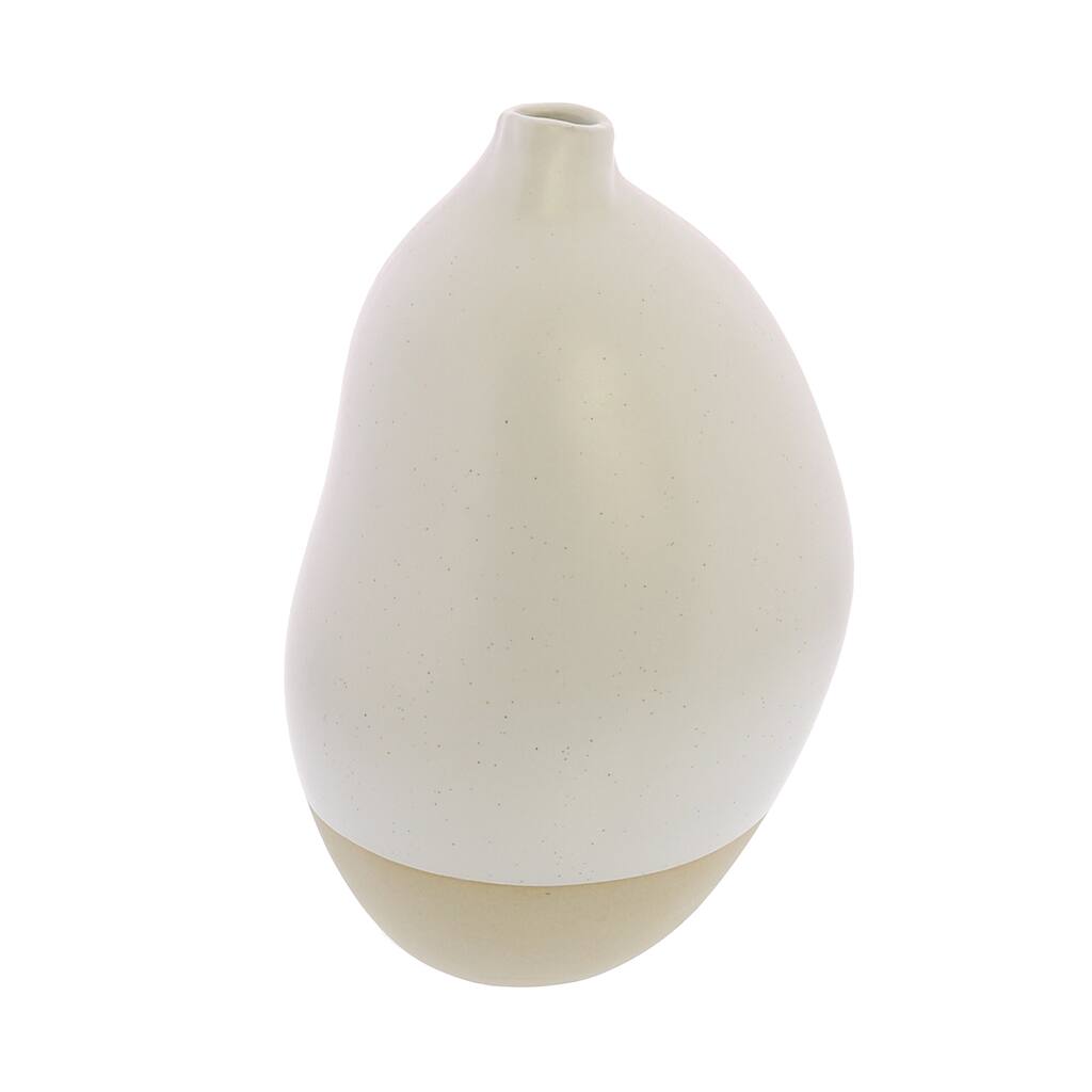 Rona Ceramic Vase - Sm - White