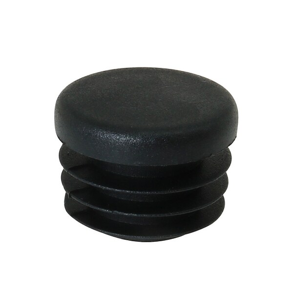 7/8" 0.87" OD Plastic Tube Insert Pipe End Cover, 0.75"-0.83" Inner Dia, for Furniture Chair Table Leg Cap