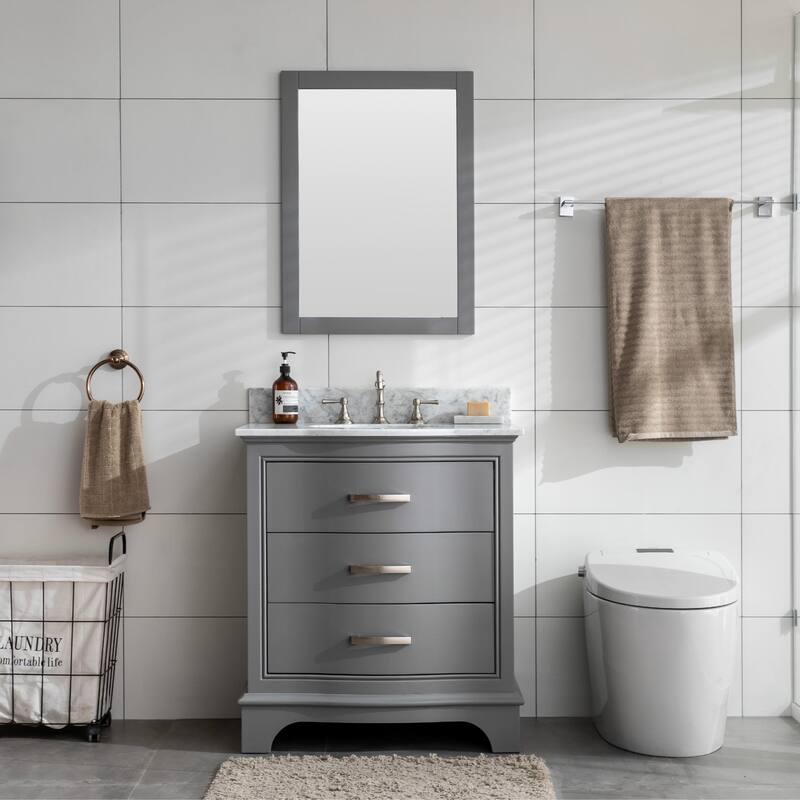Sudio Design Monroe 30" Bathroom Vanity - 30" Single Sink