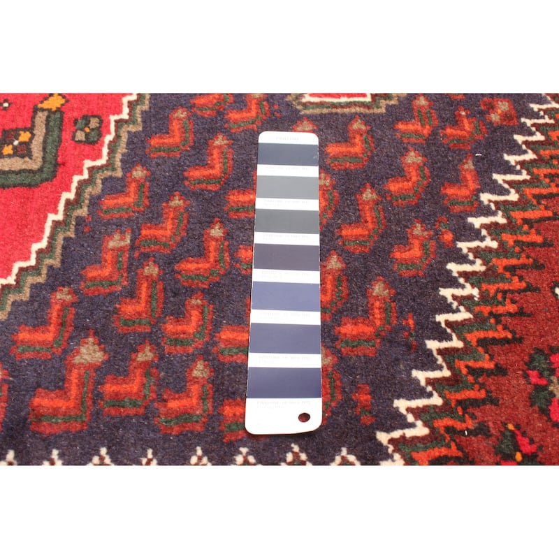 ECARPETGALLERY Hand-knotted Andelz Navy Wool Rug - 4'0 x 6'5