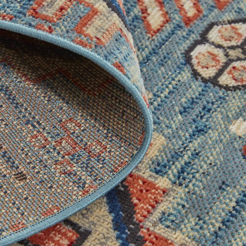 Voqiz Power Loomed Distressed Abstract Stain Resistant Area Rug By HomeRoots - 12' x 15'