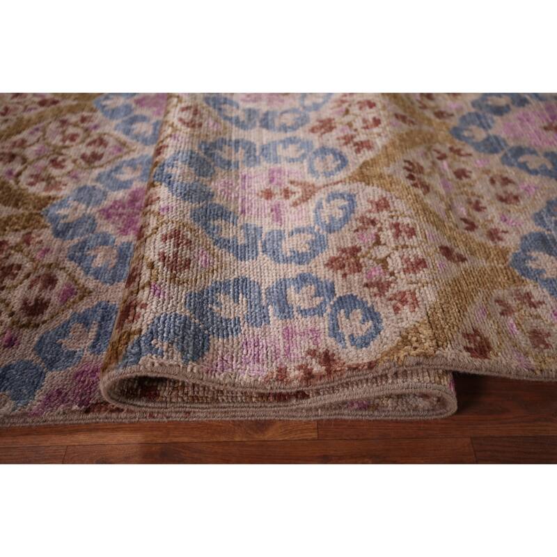 All-Over Handmade Contemporary Indian Area Rug Oriental Jute Carpet - 8'0" X 10'1"