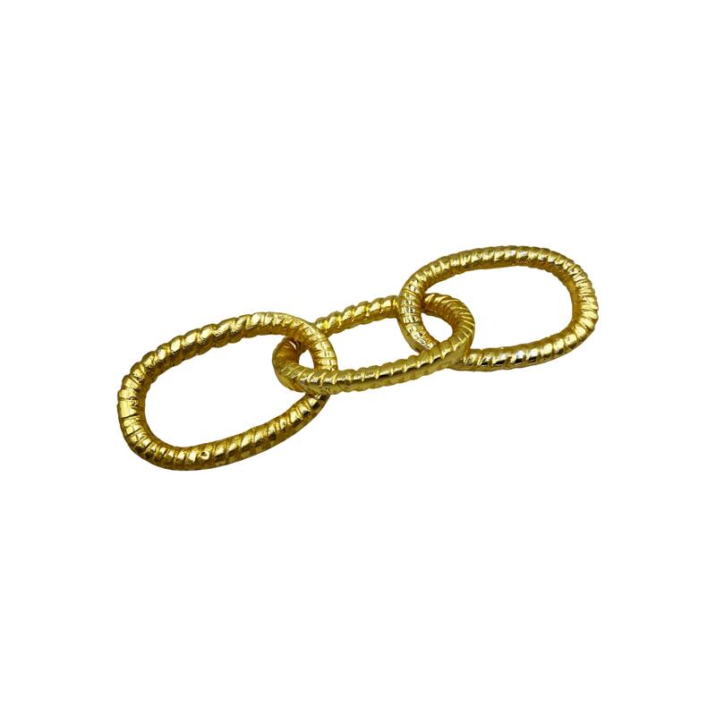 Decorative Handmade Aluminum Modern Chain Sculpture