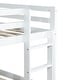 preview thumbnail 35 of 38, Artsy Solid Wooden Twin over Twin Bunk Bed with Ladder, Upper and Bottom Bed Platforms crafted with Strengthened Slats