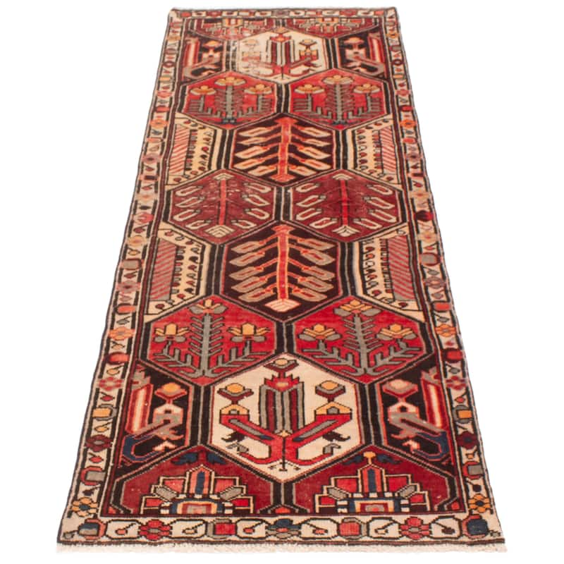 ECARPETGALLERY Hand-knotted Konya Anatolian Red Wool Rug - 3'3 x 9'7