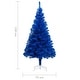 preview thumbnail 49 of 60, vidaXL Artificial Christmas Tree with LEDs&Stand Decor Multi Colors/Sizes