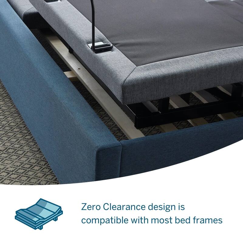 Lucid Advanced Adjustable Bed Base for Mattresses with Wireless Remote and USB Charging Ports
