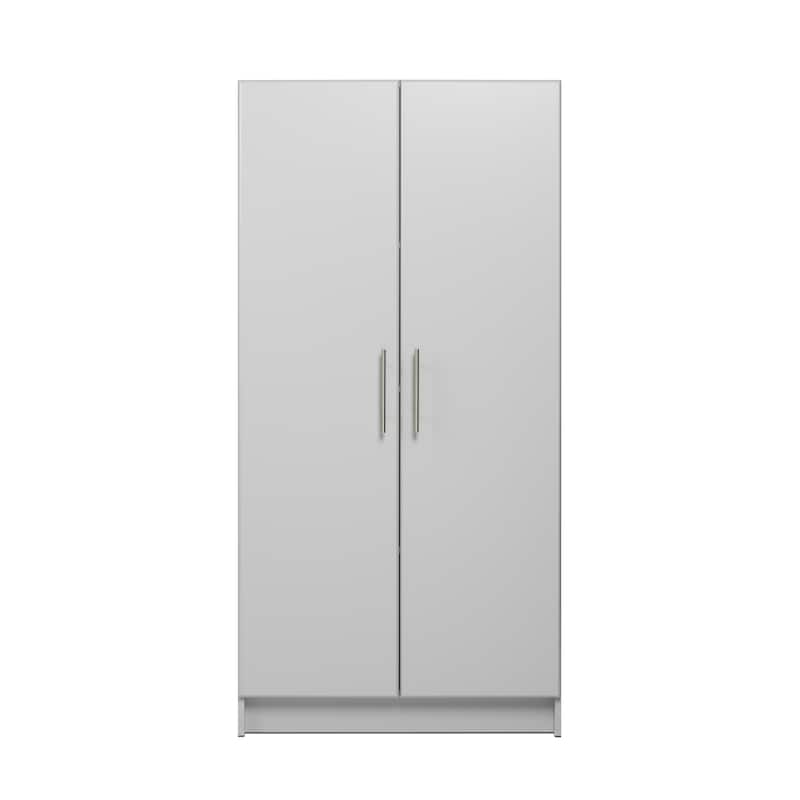 Prepac Elite Tall 2-Door Cabinet with Adjustable Shelves-Functional, Freestanding Garage Storage Cabinet with Doors and Shelves