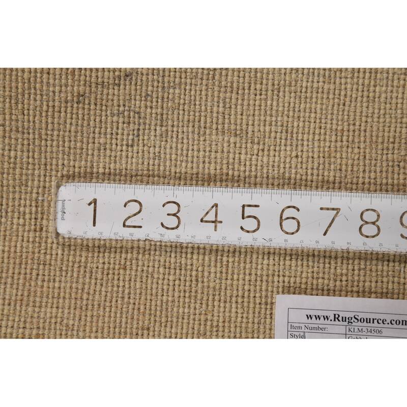 Gabbeh Modern Foyer Rug Oriental Handmade Wool Carpet - 2'9"x 4'0"