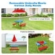 preview thumbnail 4 of 5, Kids Portable Picnic Table Bench Set with Removable Umbrella